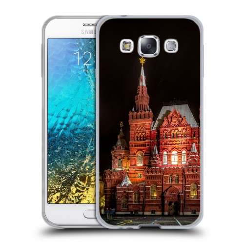 Дизайнерский пластиковый чехол для Samsung Galaxy E5 Москва