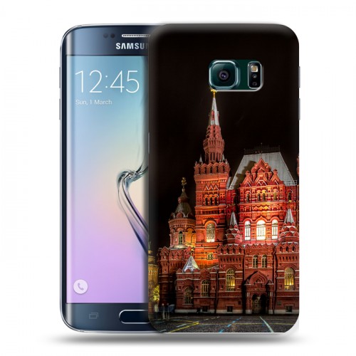 Дизайнерский пластиковый чехол для Samsung Galaxy S6 Edge Москва