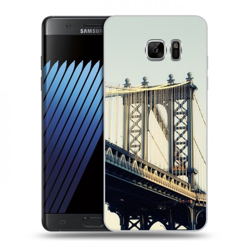 Дизайнерский пластиковый чехол для Samsung Galaxy Note 7 Нью-Йорк