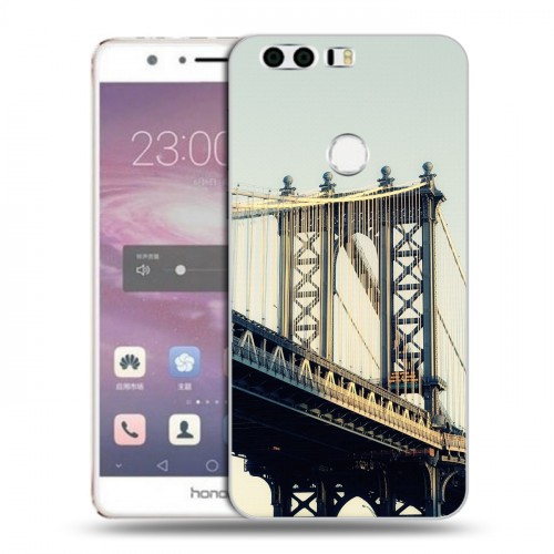 Дизайнерский пластиковый чехол для Huawei Honor 8 Нью-Йорк