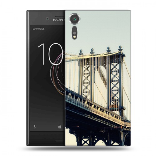 Дизайнерский пластиковый чехол для Sony Xperia XZs Нью-Йорк