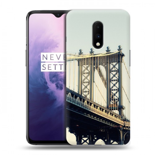 Дизайнерский пластиковый чехол для OnePlus 7 Нью-Йорк