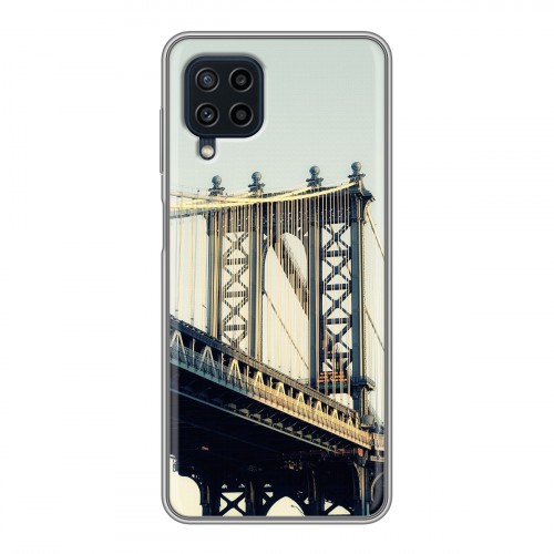 Дизайнерский силиконовый чехол для Samsung Galaxy A22 Нью-Йорк