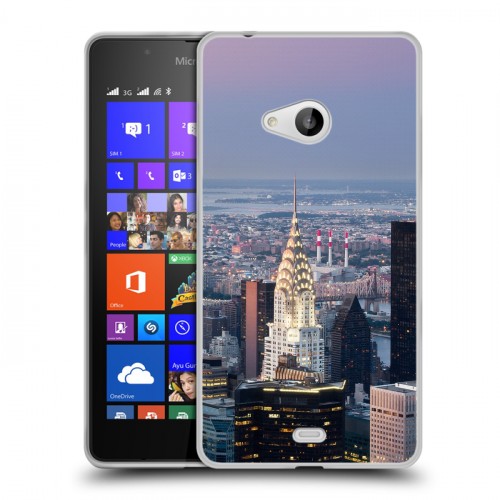 Дизайнерский пластиковый чехол для Microsoft Lumia 540 Нью-Йорк