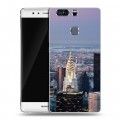 Дизайнерский пластиковый чехол для Huawei P9 Plus Нью-Йорк