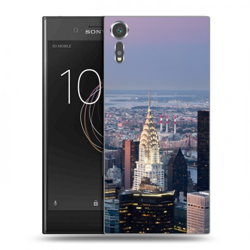 Дизайнерский пластиковый чехол для Sony Xperia XZs Нью-Йорк