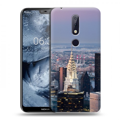 Дизайнерский пластиковый чехол для Nokia 6.1 Plus Нью-Йорк