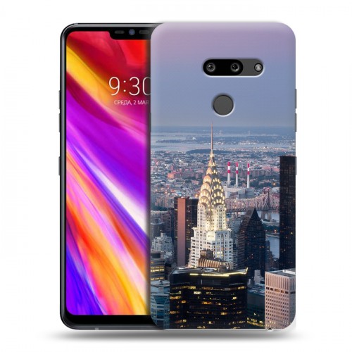 Дизайнерский пластиковый чехол для LG G8 ThinQ Нью-Йорк