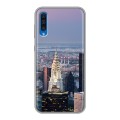 Дизайнерский силиконовый с усиленными углами чехол для Samsung Galaxy A50 Нью-Йорк