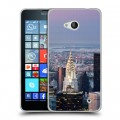 Дизайнерский пластиковый чехол для Microsoft Lumia 640 Нью-Йорк