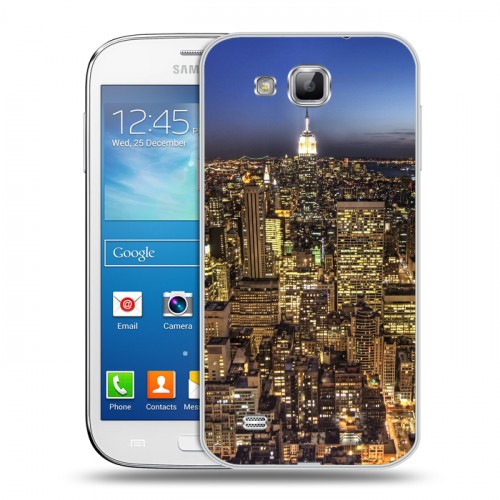 Дизайнерский пластиковый чехол для Samsung Galaxy Premier Нью-Йорк