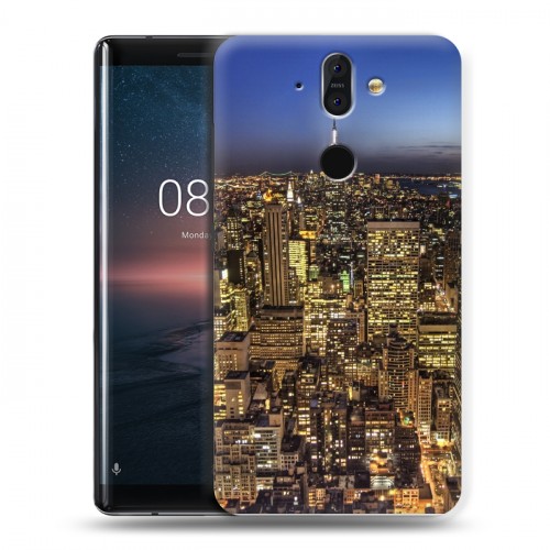 Дизайнерский пластиковый чехол для Nokia 8 Sirocco Нью-Йорк