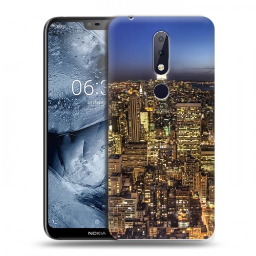 Дизайнерский пластиковый чехол для Nokia 6.1 Plus Нью-Йорк