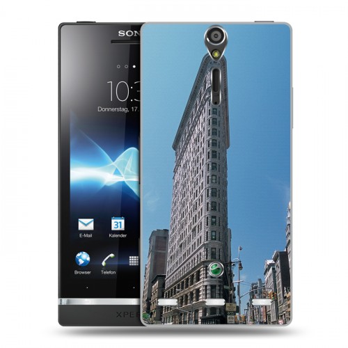 Дизайнерский пластиковый чехол для Sony Xperia S Нью-Йорк