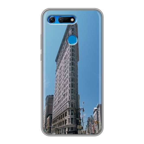 Дизайнерский силиконовый чехол для Huawei Honor View 20 Нью-Йорк