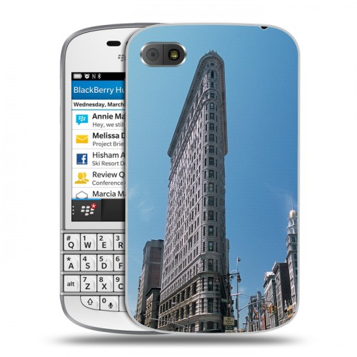 Дизайнерский пластиковый чехол для BlackBerry Q10 Нью-Йорк