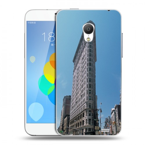 Дизайнерский силиконовый чехол для  Meizu MX3 Нью-Йорк