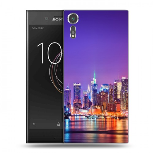 Дизайнерский пластиковый чехол для Sony Xperia XZs Нью-Йорк