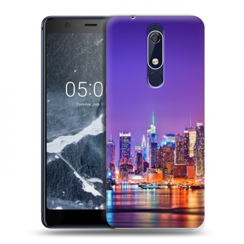 Дизайнерский пластиковый чехол для Nokia 5.1 Нью-Йорк