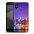 Дизайнерский пластиковый чехол для Xiaomi Mi8 SE Нью-Йорк