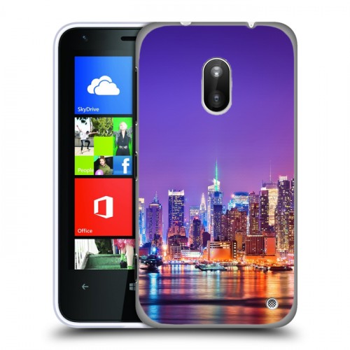 Дизайнерский пластиковый чехол для Nokia Lumia 620 Нью-Йорк