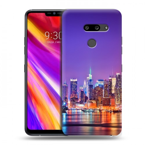 Дизайнерский пластиковый чехол для LG G8 ThinQ Нью-Йорк