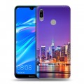 Дизайнерский пластиковый чехол для Huawei Y6 (2019) Нью-Йорк