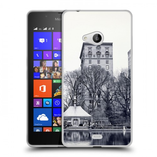 Дизайнерский пластиковый чехол для Microsoft Lumia 540 Нью-Йорк