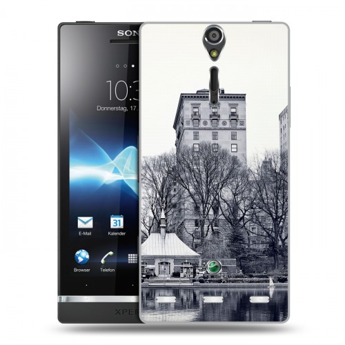 Дизайнерский пластиковый чехол для Sony Xperia S Нью-Йорк