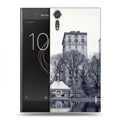 Дизайнерский пластиковый чехол для Sony Xperia XZs Нью-Йорк