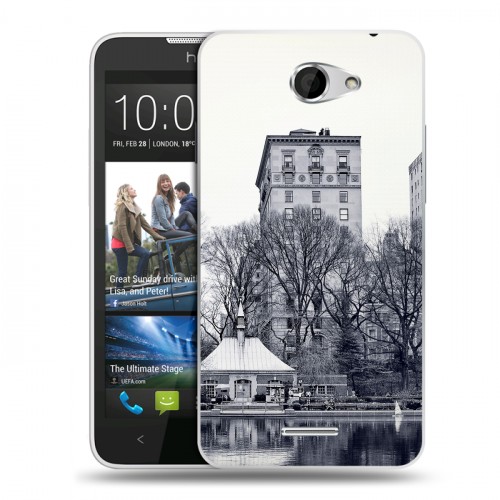 Дизайнерский пластиковый чехол для HTC Desire 516 Нью-Йорк