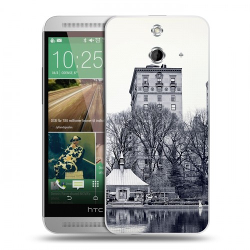 Дизайнерский пластиковый чехол для HTC One E8 Нью-Йорк