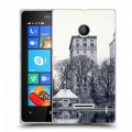 Дизайнерский пластиковый чехол для Microsoft Lumia 435 Нью-Йорк