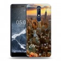 Дизайнерский пластиковый чехол для Nokia 5.1 Нью-Йорк