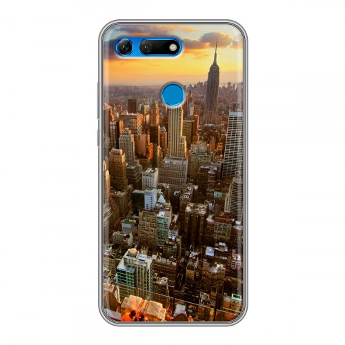 Дизайнерский силиконовый чехол для Huawei Honor View 20 Нью-Йорк
