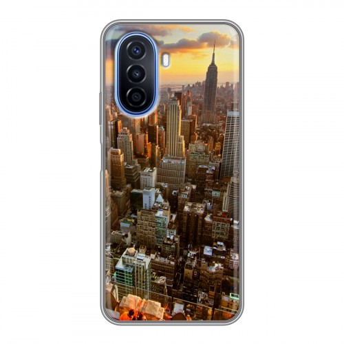 Дизайнерский пластиковый чехол для Huawei Nova Y70 Нью-Йорк