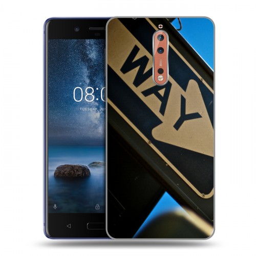 Дизайнерский пластиковый чехол для Nokia 8 Нью-Йорк