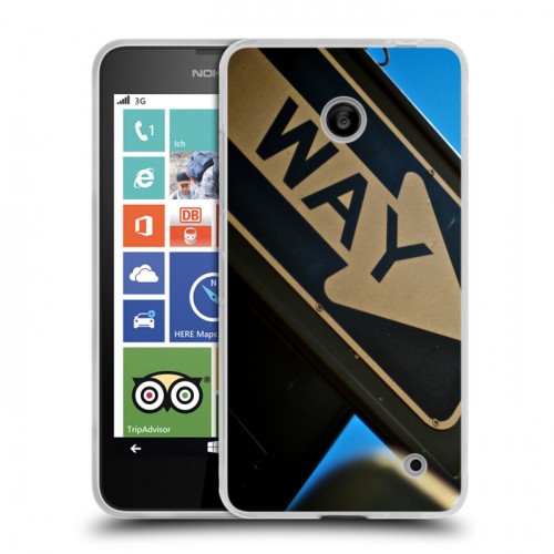 Дизайнерский пластиковый чехол для Nokia Lumia 630/635 Нью-Йорк
