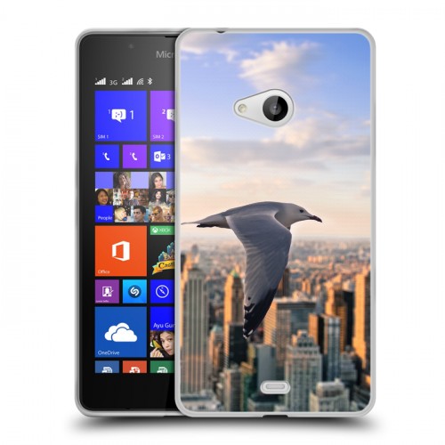 Дизайнерский пластиковый чехол для Microsoft Lumia 540 Нью-Йорк