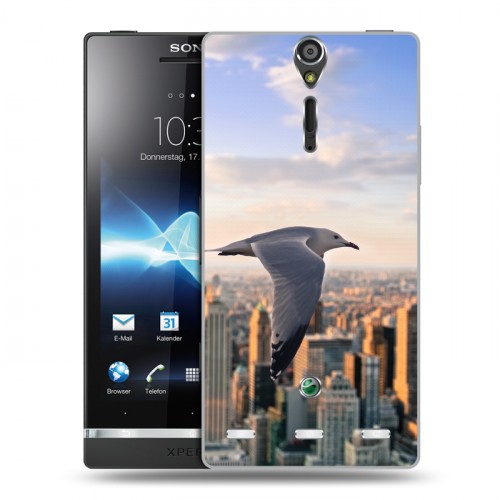 Дизайнерский пластиковый чехол для Sony Xperia S Нью-Йорк