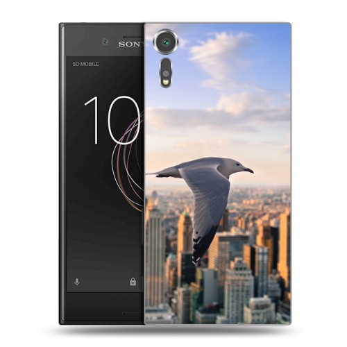 Дизайнерский пластиковый чехол для Sony Xperia XZs Нью-Йорк