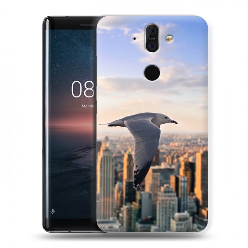 Дизайнерский пластиковый чехол для Nokia 8 Sirocco Нью-Йорк