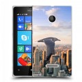 Дизайнерский пластиковый чехол для Microsoft Lumia 435 Нью-Йорк