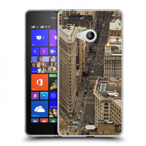 Дизайнерский пластиковый чехол для Microsoft Lumia 540 Нью-Йорк