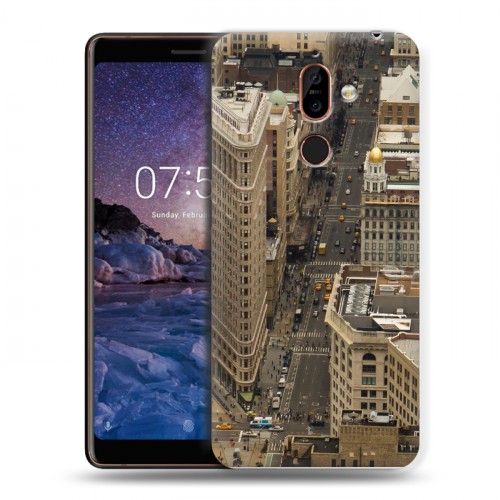 Дизайнерский пластиковый чехол для Nokia 7 Plus Нью-Йорк