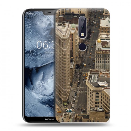 Дизайнерский силиконовый чехол для Nokia 6.1 Plus Нью-Йорк