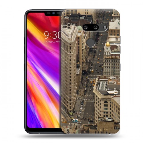 Дизайнерский пластиковый чехол для LG G8 ThinQ Нью-Йорк