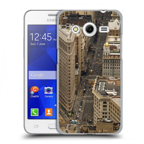 Дизайнерский пластиковый чехол для Samsung Galaxy Core 2 Нью-Йорк