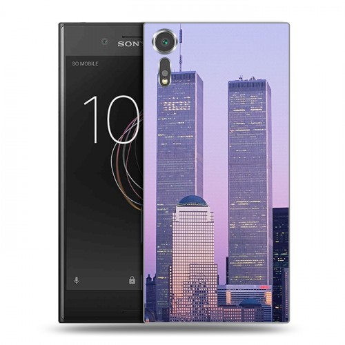 Дизайнерский пластиковый чехол для Sony Xperia XZs Нью-Йорк