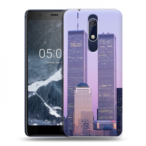 Дизайнерский пластиковый чехол для Nokia 5.1 Нью-Йорк